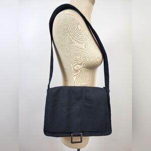 Black Women's Crossbody & Shoulder Bag Credit Card Holder Office Purse